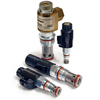 High-capacity solenoid valves